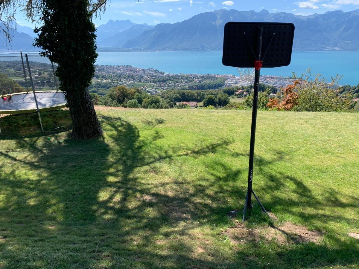 Appartement Moderne Avec Vue Panoramique A Jongny Proche De Montreux Exteriér fotografie