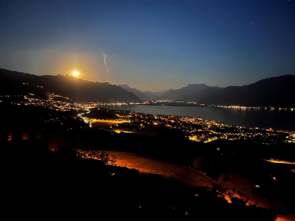 Appartement Moderne Avec Vue Panoramique A Jongny Proche De Montreux Exteriér fotografie
