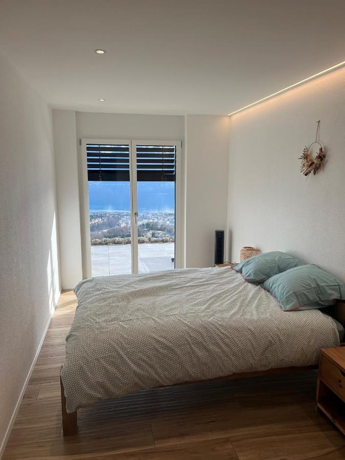 Appartement Moderne Avec Vue Panoramique A Jongny Proche De Montreux Exteriér fotografie
